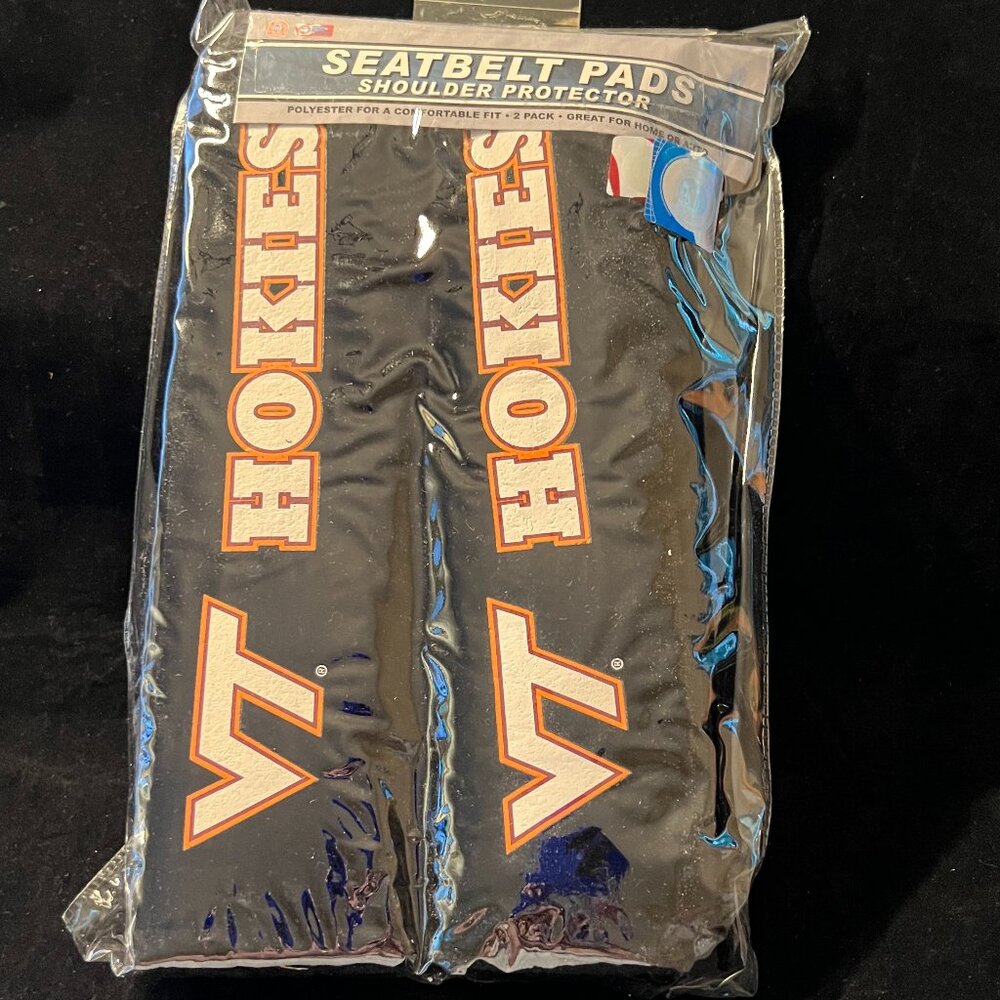 Virginia Tech Seatbelt Pads NWT